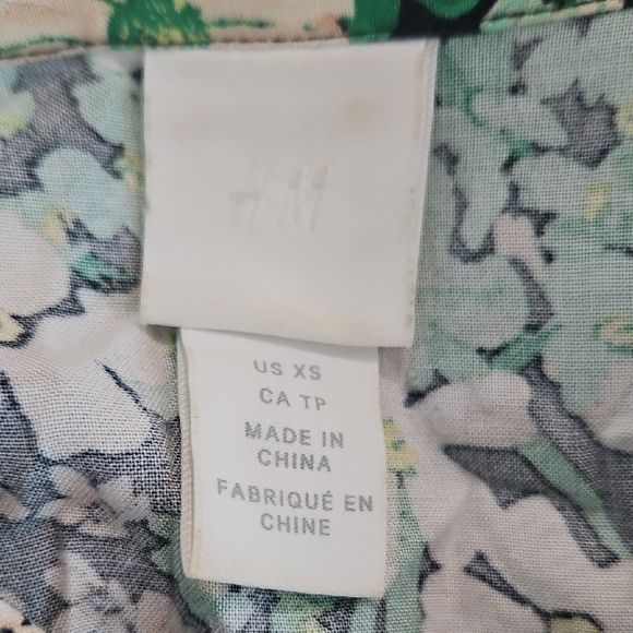 H&M Cream Long Sleeve Sundress with Peter Pan Collar - Picture 2 of 3